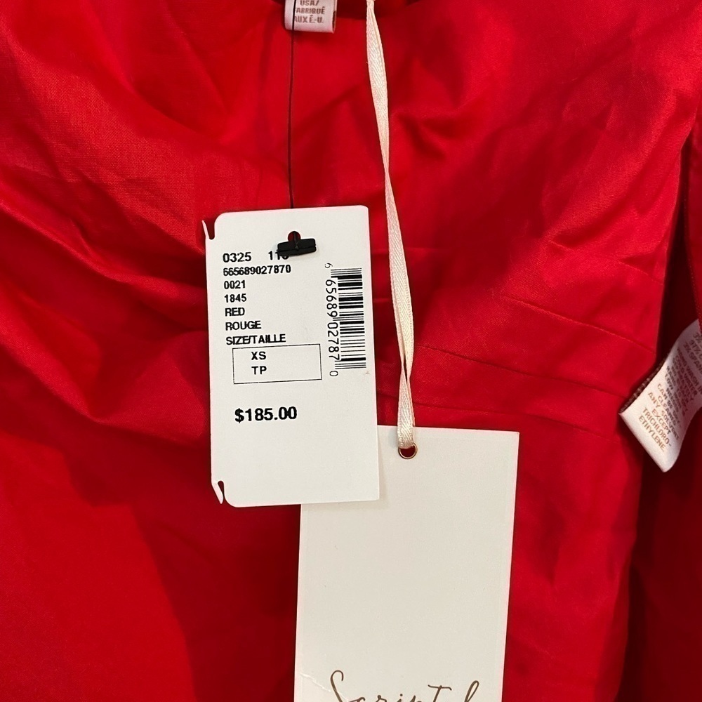 BNWT Scripted Cropped Blouse- Xsmall - Picture 7 of 7